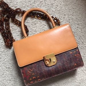Escada vintage messenger handbag